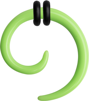 Спираль-растяжка зелёная