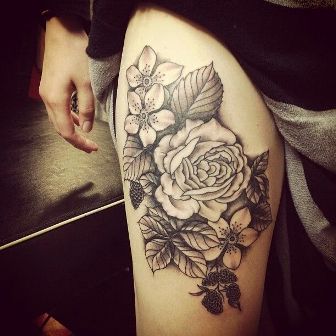 hd-modern-flower-and-roses-tattoos