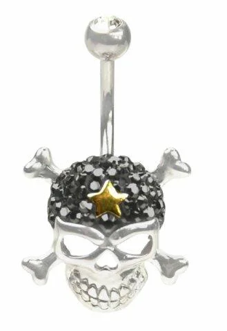 Украшение в пупок SCULL 02 - Crystal Evolution - AC SCULL 02