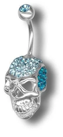 Украшение в пупок SCULL 01 - Crystal Evolution - ATC SCULL 01
