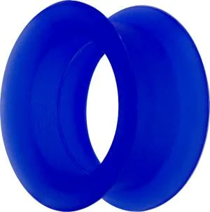 Синий силиконовый тоннель / Blue silicon flesh tunnel