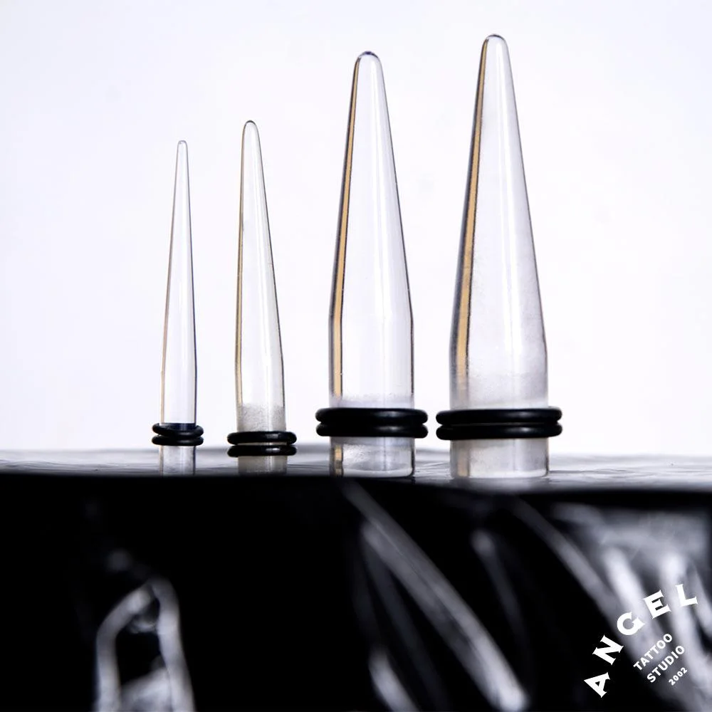 Прозрачная акриловая прямая растяжка / Acrylic straight expander clear