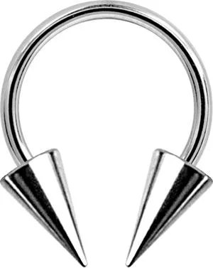 Циркуляр / Подкова,с шипами,хирургическая сталь SS316L - Циркуляры / Подковы - BCSN