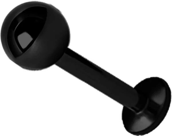 Лабреты, черная хирургическая сталь SS316L - BK-BLB