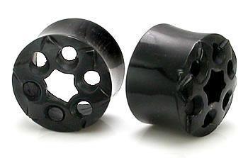 Плаг из рога буйвола со звездой нинзя